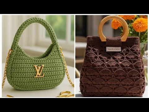 140+ Crochet Handbags ideas Handmade free crochet pattern