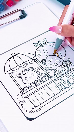 🖍️ Want to color these cute animal characters? 🔔 Follow us to watch our daily video of these cute buddies in their cozy spaces ✂️ From the “Super Cute Buddies” coloring book available from Amazon. ❤️ https://www.amazon.com/dp/B0D9H7GF99 #curiouscub #coloring #colorbook #coloringbook #coloringbookforadults #adultcoloringbooks #cutecoloringbook #relaxing #stressrelief #happy #joy #fun #cute #cuteanimals #supercute #lovecoloring #colorforfun