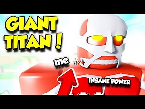 I Tried Becoming THE BIGGEST ARMORED TITAN In Anime Fighting Simulator But This Happened... (Roblox)