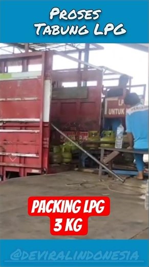 Proses Packing Tabung LPG Melon