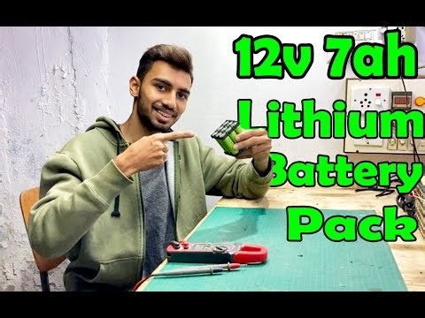 How to make lithium battery pack-Building 12v 7ah lithium battery pack