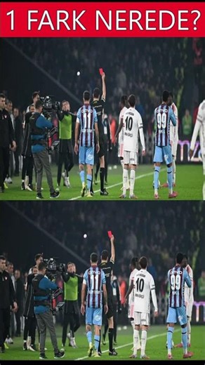 TRABZONSPOR BEŞİKTAŞ 3-3 KIRMIZI KART RESMİ ARASINDA 1 FARK NEREDE #beşiktaş #trabzonspor #gs #ts