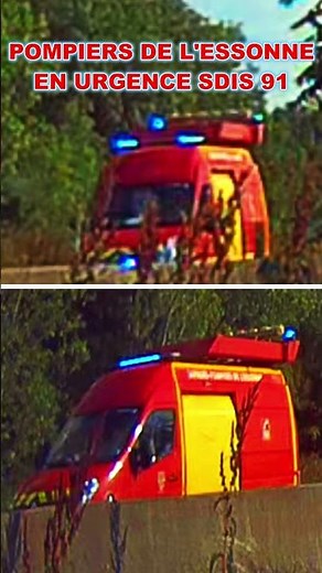 Véhicule de Balisage et Signalisation des Pompiers de l'Essonne en Urgence - SDIS 91 🚒 #firetruck