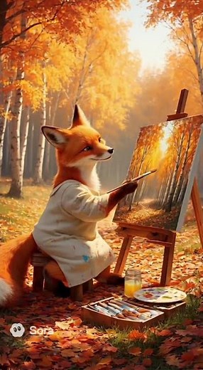The Painting Fox | Wholesome Animated Short Film About Art and Creativity