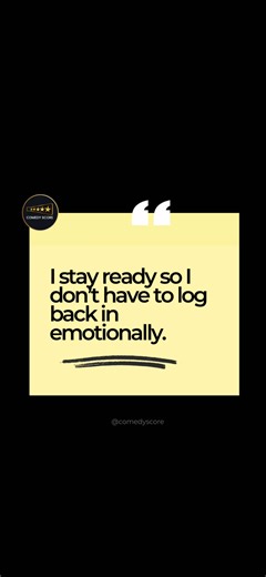 Some lessons don’t need a reload. “I stay ready so I don’t have to log back in emotionally.” Tag the friend who already closed that tab. Save this for emotional offline mode. . . . . . #laffirmation #comedyscore #laughloop #selfawarehumor #emotionalboundaries