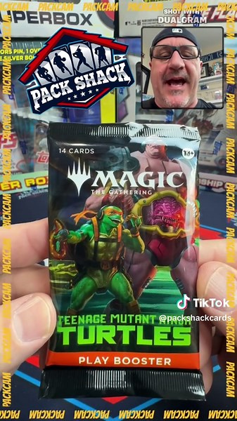 DAILY PACK RIP OF THE DAY - TCG TUESDAY- Magic the Gathering: Teanage Mutant Ninja Turtles Play Booster Pack - LETS RIP IT!!! #tcg #packopening #mtg #tmnt #packcam