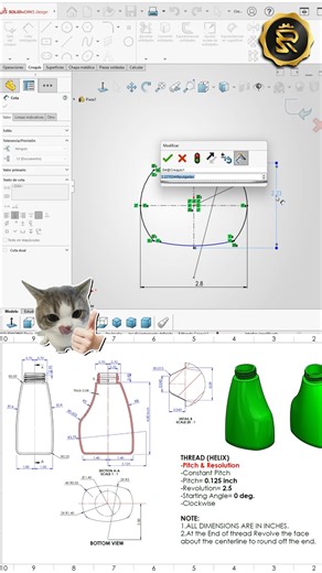 ⚡ Tutorial veloz en SolidWorks Modela más rápido, más limpio y como se hace en la industria. Si tus croquis: ❌ Se deforman ❌ Se rompen al editar ❌ No escalan bien El problema no es SolidWorks… es cómo lo estás usando. En este tutorial te enseño: ✔️ Croquis bien definidos ✔️ Radios y relaciones correctas ✔️ Control total del diseño desde el inicio ✔️ Base sólida para piezas avanzadas Así se pasa de dibujar… a diseñar como profesional 🚀⚙️ 👉 Inscríbete aquí: https://salavipmentoring.robinsarmient