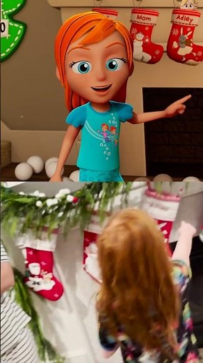 Baby Elfy in ADLEY's Stocking!! Snowy Christmas Star Surprise ⭐️ Spacestation Animation Cartoon..