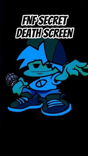 FNF - BF SECRET Death Screen (FNF OFICIAL) #shorts