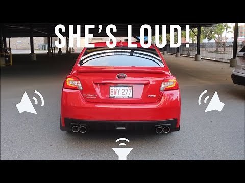 SHE'S LOUD! | 15+ SUBARU WRX REMARK MUFFLER DELETE