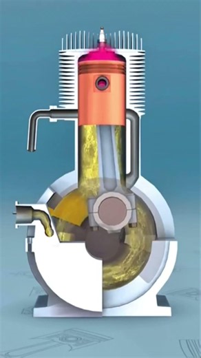2 stock engine #viral #automobile #machine