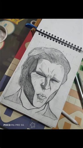 “1 Pencil + Grid = Perfect Face Sketch 🧠 | Watch Till End!”#sketching #sigma
