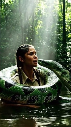 Anaconda Wraps Around Her, Watch What Happens
