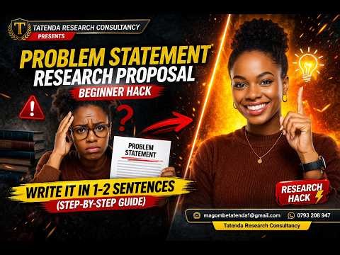 Problem Statement | Research Proposal Beginner Hack