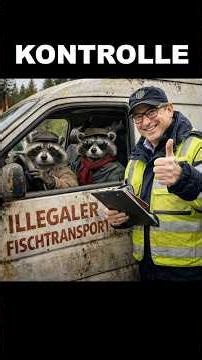 ACHTUNG KONTROLLE!!! 🦝💨⛔️ #satire #parodie #kontrolle #lustig #lachen #deutschland
