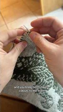 This knitting technique takes forever