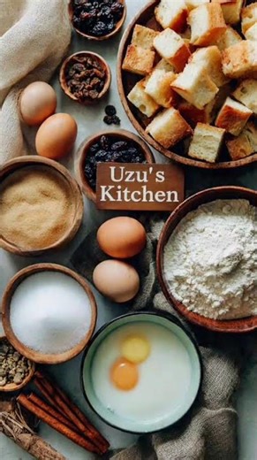Bread Pudding + Eggnog | Uzu’s Kitchen Holiday Recipe
