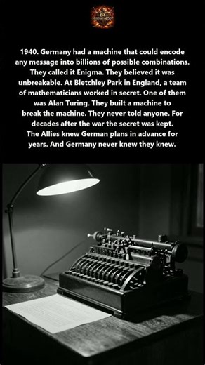 The Enigma Machine: The Code That Almost Won WWII #history #ww2 #military #movie #news #gaming