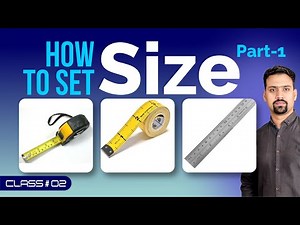 How to set size in CorelDraw - Part 1 | CorelDraw Advance Classes | Class # 2 | Urdu / Hindi