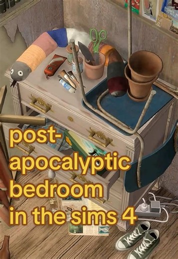 forever in awe of video game set design #sims4 #thelastofus #sims4cc #sims4mods #simstok