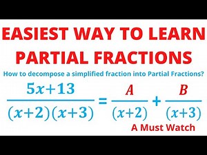 Learning the basics of Partial Fractions ||Chris Maths Academy