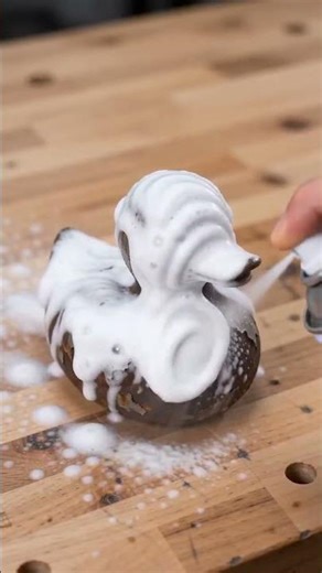 Elephant Figurine Rust to Mirror Chrome | Oddly Satisfying 4K