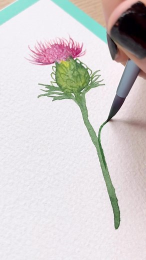 708K views · 18K reactions |  An easy and fun way to paint a flower with watercolor! #watercolor #watercolorflorals #watercolorsketchbook #botanicalwatercolor #arttutorialsforbeginners #beginnerwatercolor | Painted Wildflowers | Facebook
