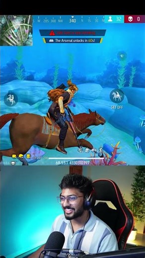 Munna Bhai became a horse rider in Free Fire 🐴 #freefire #mbg