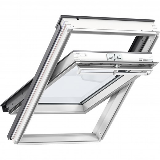 VELUX GGL PK10 2070 White Painted Centre-Pivot Window (94 x 160 cm)