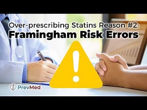 Over-prescribing Statins Reason #2: Framingham Risk Errors