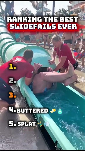 The best slide fails ever #funny #prank