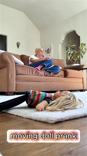 Moving doll prank🤣🤣🤣#fyp #viral #funny #prank #challenge | doll prank