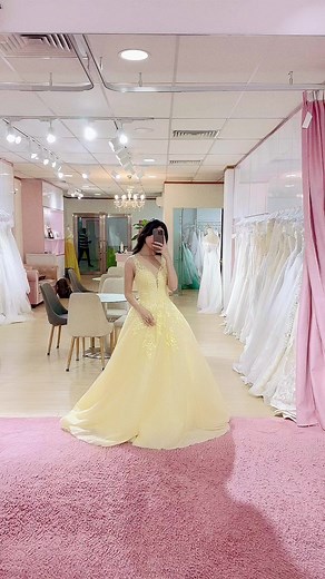 1K views · 12 reactions | Belle’s iconic yellow gown from Disney’s “Beauty and the Beast” has become a symbol of fairytale romance, elegance, and beauty. If you’re looking for a wedding dress that will make you feel like a true Disney princess, this yellow evening gown inspired by Belle could be the perfect choice. #disney #disneyprincess #disneywedding #brides #sgbridal #sgbrides #singaporebrides #singaporebridesweddings #weddingdress | Yikeshu Photography Studio | Facebook