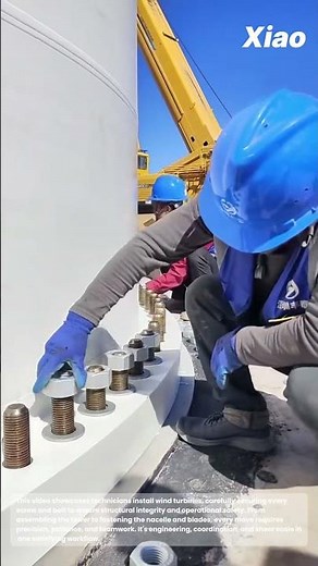 Wind Turbine Installation: Installing A Wind Turbine, Tying Screws and Bolts