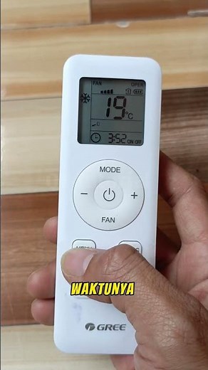 How to activate the timer on the Gree AC #electricity