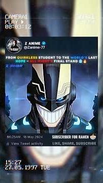 From Quirkless Boy To Symbol Of Peace 🤯🥶 #myheroacademia #mha #deku #anime #animeedit