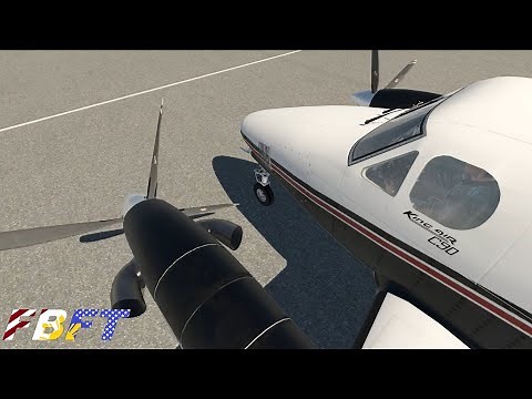 X-Plane 11 | King Air C90 Default | Cold and Dark Start Tutorial