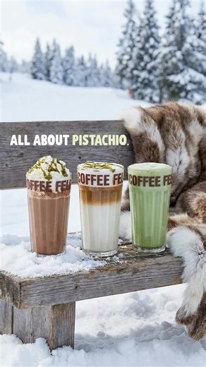 all about pistachio 💚☕️ winter sips, cozy moments & that one flavor we can’t stop ordering. #coffeefellows #pistachiodrink