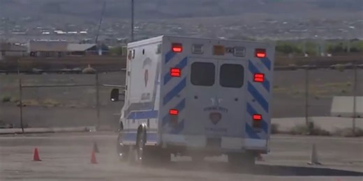 New paramedics, EMTs maneuver through obstacles in Community Ambulance driving test