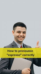 4.5K views · 499 reactions | The word "espresso" is commonly mispronounced by a lot of native speakers. I learned the correct pronunciation when I moved to Italy and lived there for 2 years. It is pronounced /ɛˈsprɛsoʊ/ #English #englishpractice #englishpronunciation #EnglishPronunciationPractice #pronunciation #pronunciationclass #pronunciationtips #englishwords #englishworld #englishtutor #englishonline #speakenglishfluently | English with Kris Amerikos | Facebook
