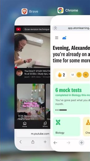 Stop scrolling. Start learning with Atom GCSE! #gcse #productivity #edtech #atomlearning