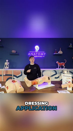 Sim Lab's Realistic Wound Care Training #shorts