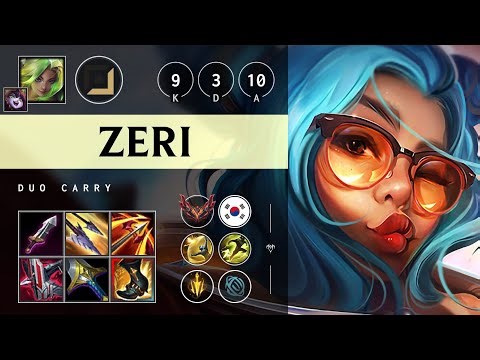 Zeri ADC vs Ezreal - KR Grandmaster Patch 25.17