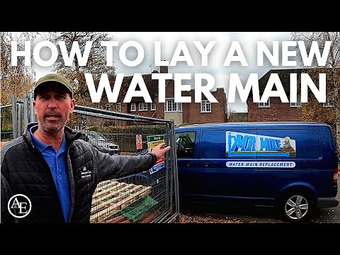 HOW TO LAY A NEW WATER MAIN | Build with A&E
