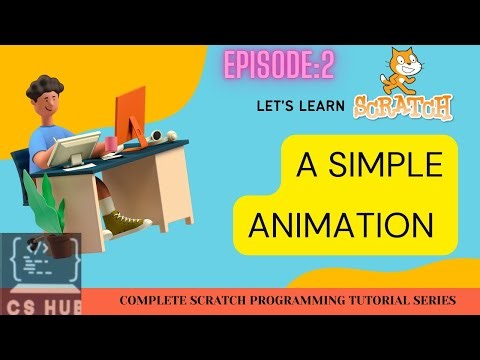 Scratch for Kids: Malayalam Tutorial for Beginners| LESSON 2| A simple moving animation
