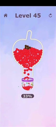 Pin Puzzle Level 45 | Pull The Pin To Let All Balls Fall Into Container | Pull & Solve Game