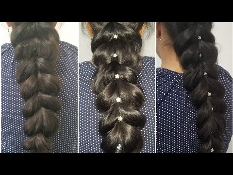 Easy Hairstyle | Hair tutorial | How to Pull Through Braid step-by-step|5min hairstyle suits for all