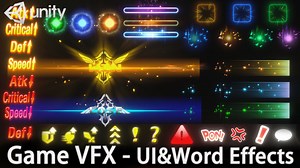 Unity Game VFX - UI & Word Effect Collection by Eric Wang_Unity VFX Artist