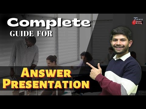 Complete Guide For Answer Presentation | Paper Presentation Tips | The Art Of Answer Writing Ep 6