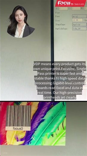 Single Pass Digital Printing and Variable Data Printing Tech, Unique QR codes, serial numbers